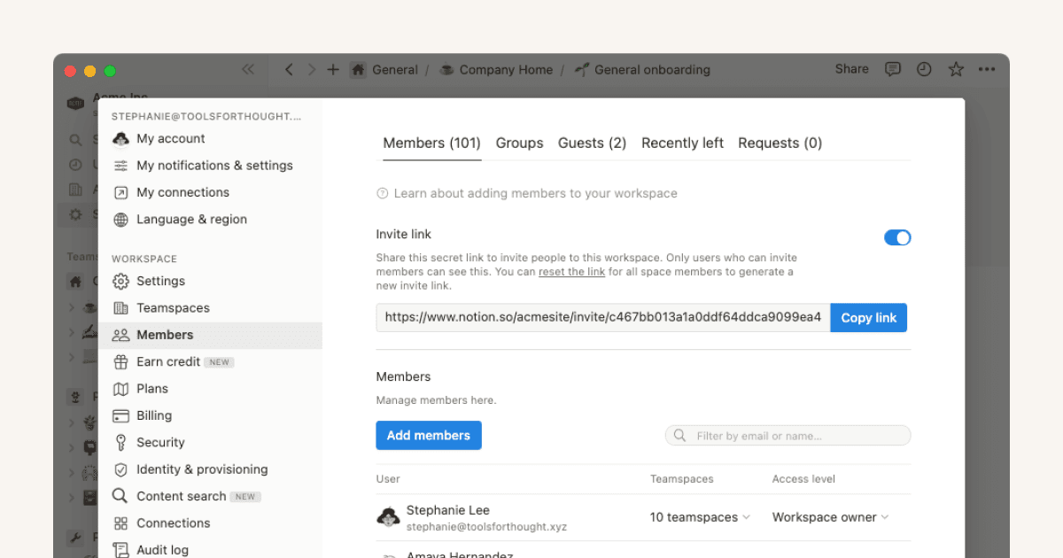 The ultimate quickstart guide to Notion for Enterprise
