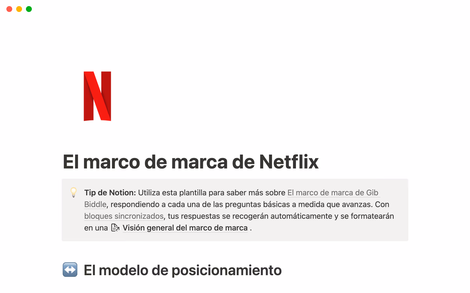 Plantilla del marco de branding